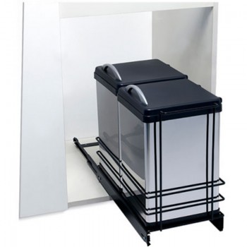 Cesto residuos doble