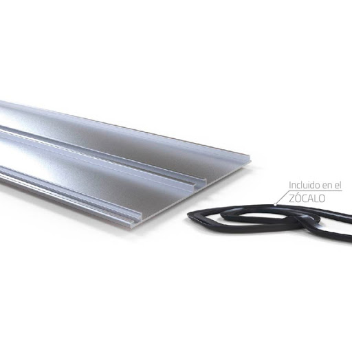 Zócalo aluminio
