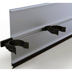 Zócalo clip aluminio